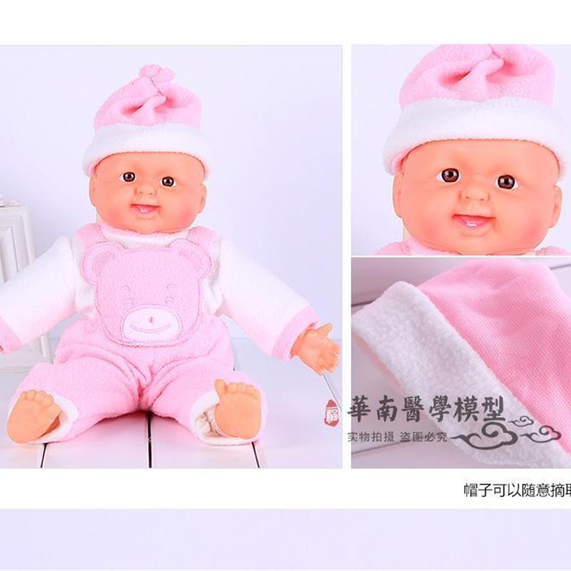 家政月嫂育婴抚触被动操培训娃娃C仿真重生婴儿宝宝布娃娃模型模