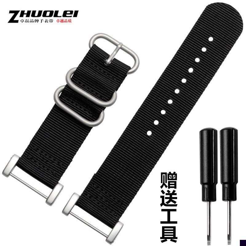 适用于尼龙手表带松拓SUUNTO颂拓CORE核心本源远征系列运动表