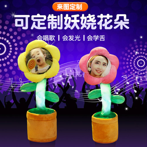 抖音网红diy照片人形玩偶会跳舞