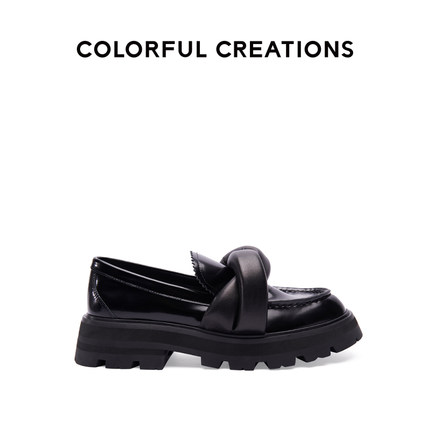 清仓不退换！Colorful Creations柔软填充感厚底乐福鞋小众设计