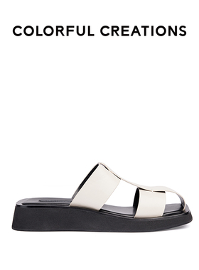 Colorful Creations原创设计师款时尚凉鞋小众百搭舒适穆勒鞋