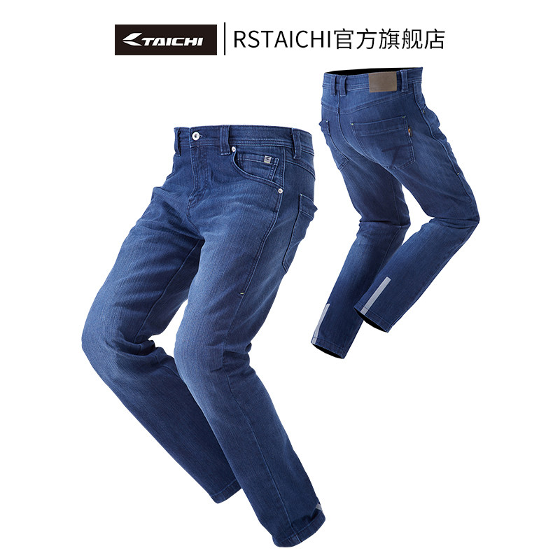 RS TAICHI摩托车骑行裤夏季牛仔裤男女机车赛车弹力防摔透气四季