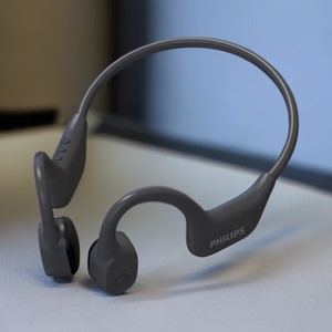 飞利浦TAA6609CBK 骨传导无线蓝牙耳机运动户外后挂跑步骑行学习
