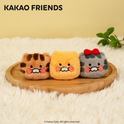 kakaofriends春植日常中国限定磁吸贴贴毛绒挂件和朋友们的钥匙扣