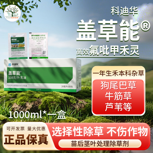 科迪华盖草能高效氟吡甲禾灵除草
