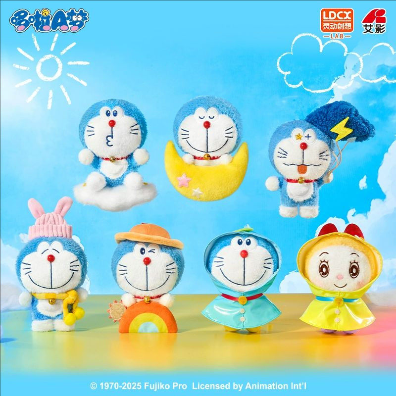 灵动创想哆啦A梦天气绒绒