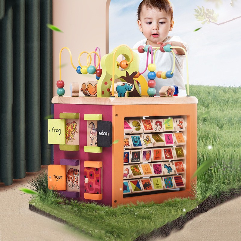 比乐btoys儿童六面体百宝