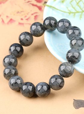 涵怡新疆和田玉青花圆珠手链