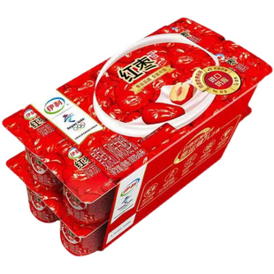 伊利原味酸奶红枣酸奶16连杯原味风味发酵乳营养早餐奶