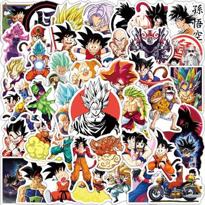 50/100Pcs Anime Dragon Ball Stickers for Kids Graffiti