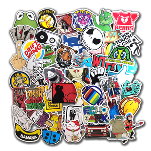 10/50pcs Funny Random Stickers for Laptop Cases Car Styling
