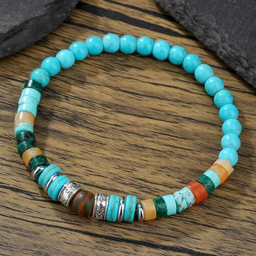 1PC Fashion Man's Bohemia Colorful Beaded Bracelet for Men