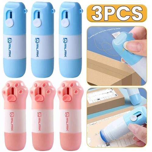 2 In 1 Thermal Paper Correction Fluid with Unboxing Knife
