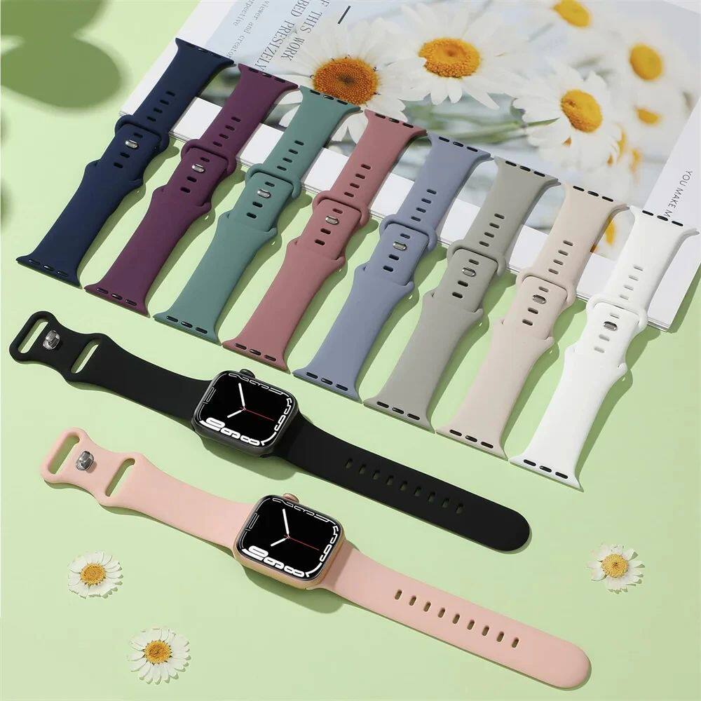 Watchbands For Apple Watch Strap 46mm 44mm 40mm 45mm 41mm