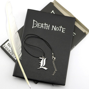 A5 Anime Death Note Notebook Set Leather Journal and