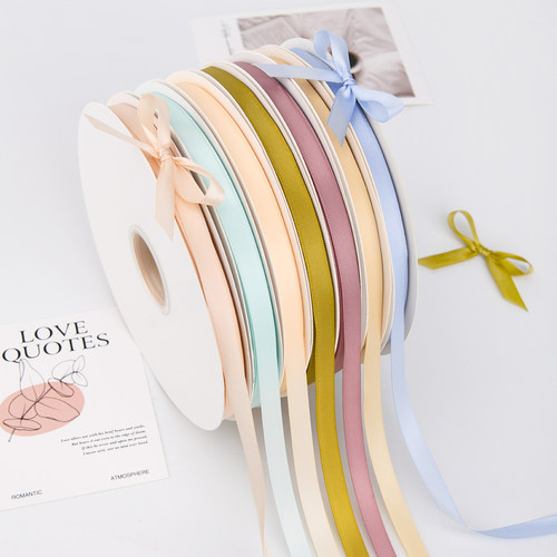 1.0cm纯色细丝带涤纶带