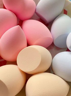 50个彩妆美妆蛋海绵葫芦水滴斜切射面粉扑化妆蛋不吃粉