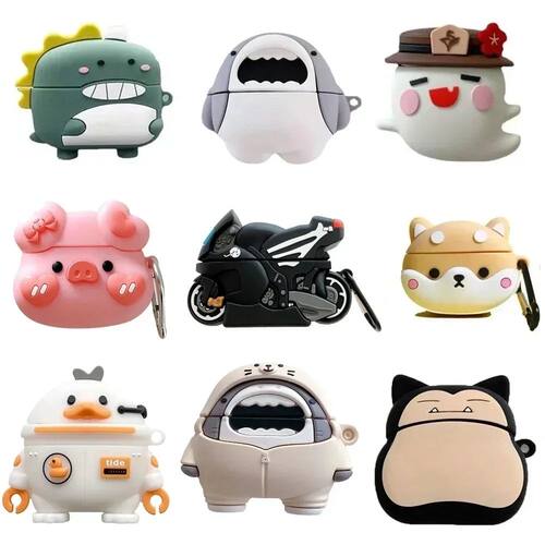 Funny Cute genshin ghost For AirPods 4 Pro 32 Case Silicone