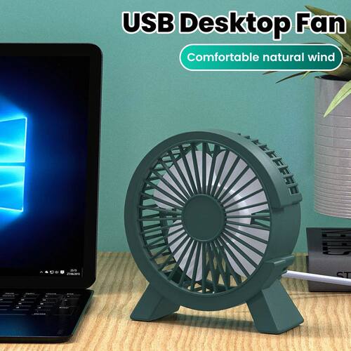 Mini USB Rechargeable Table Fan Portable USB Small Fan Fan