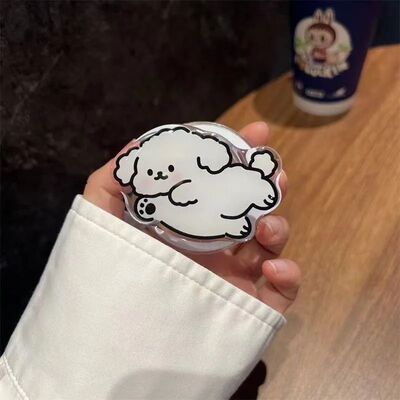 Cute Cartoon Puppy Magnetic Holder Phone Grip Tok Griptok
