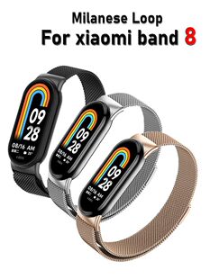 Milanese Loop For xiaomi Mi Band 8 bracelet  global version
