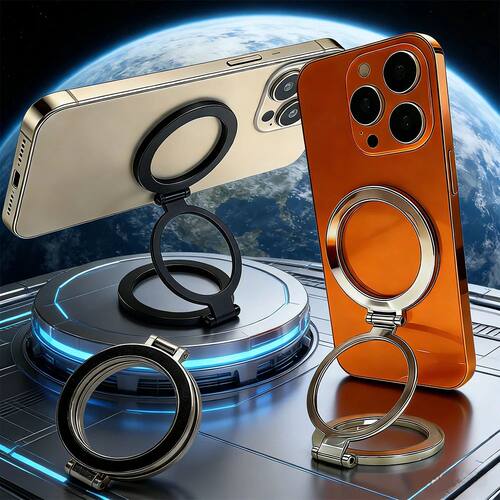 Stand For Tablet Magnetic Ring Phone 3 Sections Double