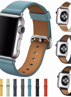2024 Samrt Watch Band for Apple Watch Strap Series 6 SE 5 4 3 2 1 Leather Strap 44mm 38mm 42mm 40mm