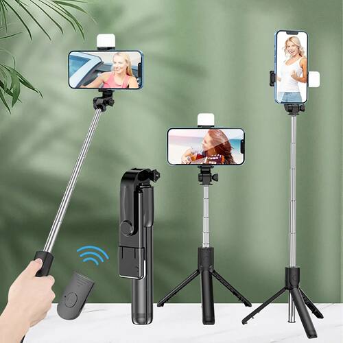 Selfie Stick Telescopic Travel Handheld Tripod Portable