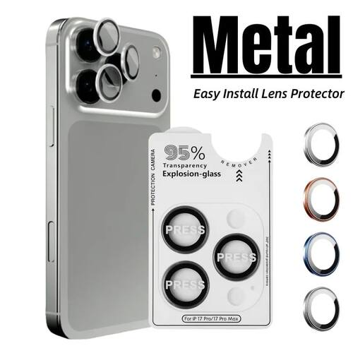 1-3Pcs Removeable AR+AF Camera Lens Ring Glass For IPhone