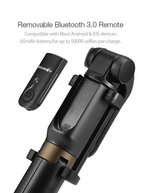 BlitzWolf BS3 Wireless bluetooth Selfie Stick Mini Tripod E