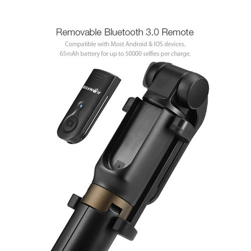 BlitzWolf BS3 Wireless bluetooth Selfie Stick Mini Tripod E