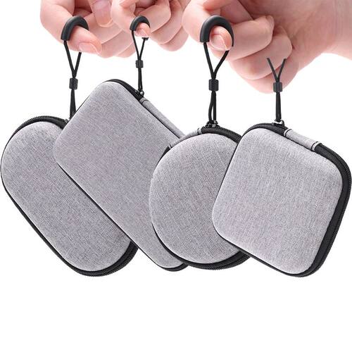 Small Earphone Storage Bags Hard Shell Data Cable Organizer