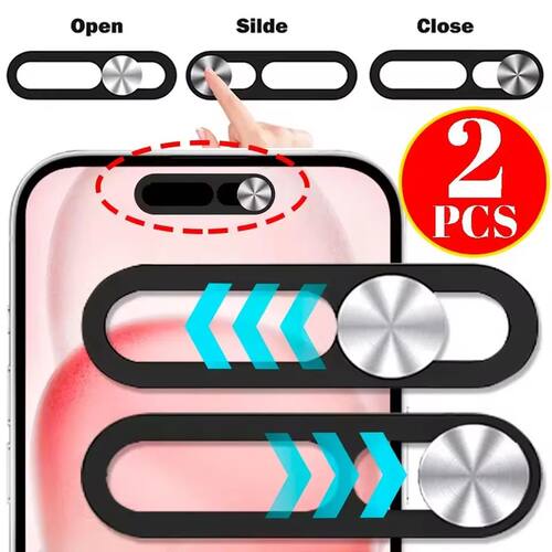 1-2Pcs Webcam Cover for IPhone Anti-hacker Shutter Privacy