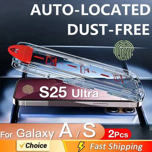 2Pcs Tempered Glass For Samsung S25 S24 S21 Ultra S23 S22