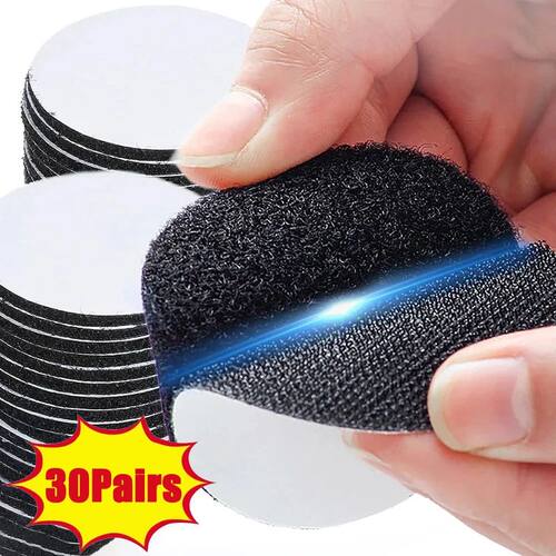 5-30 pair Strong Self Adhesive Fastener Nylon Hook Dots