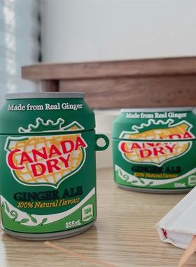 Canada Drink Cartoon Cute Soda Water Earphone Case for AirPo