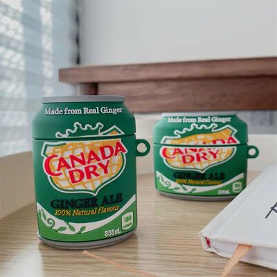 Canada Drink Cartoon Cute Soda Water Earphone Case for AirPo
