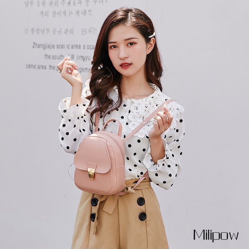 PU female bag 2019 new simple women's backpack mini backpack在类目 箱包皮具/热销女包/男包, 双肩背包中 - 来自Buy2taobao.com提供专业的淘宝代购服务