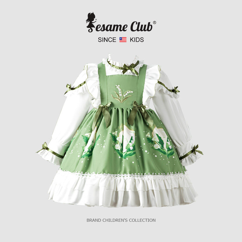 sesameclub女童洛丽塔公主裙图片
