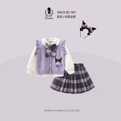 sesameclub女童美乐蒂库洛米裙子