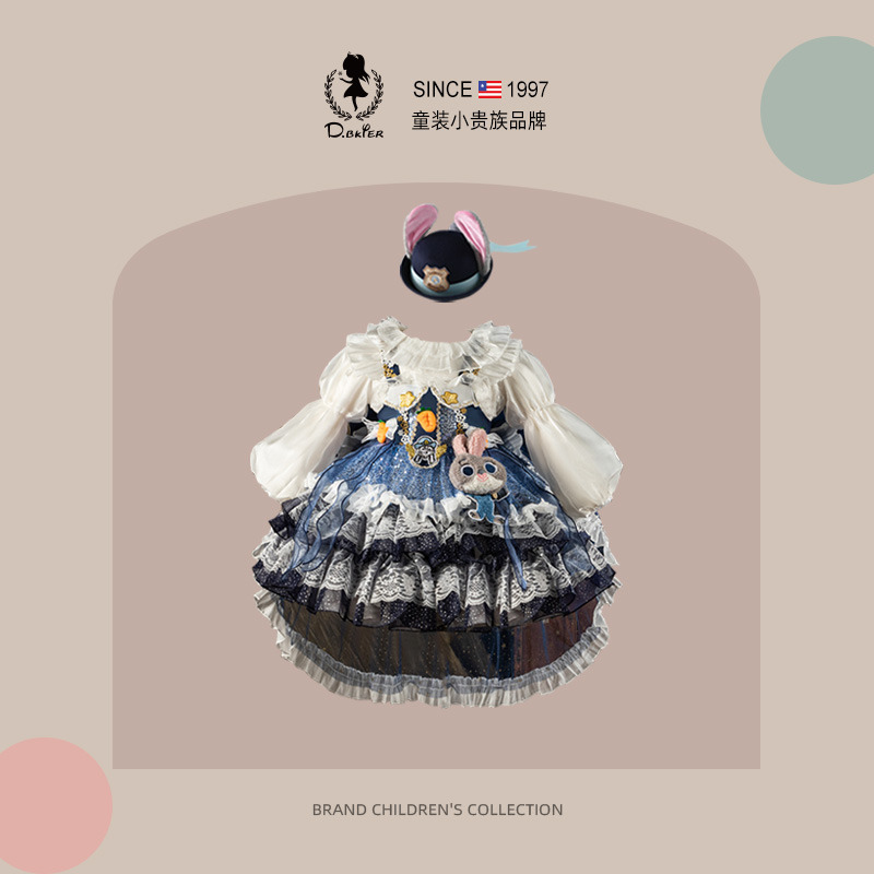 sesameclub正品朱迪警官衣服裙子