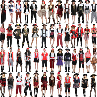 成人杰克船长服饰 海盗服装 万圣节化装 舞会cosplay加勒比女海盗服