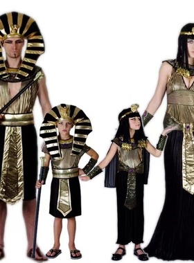 儿童节男埃及法老王子演出衣服 cosplay女童希腊埃及艳后公主服装