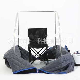 鋼管汗蒸箱家用桑拿浴箱蒸汽式 汗蒸房熏蒸機便攜折疊桑拿箱sauna
