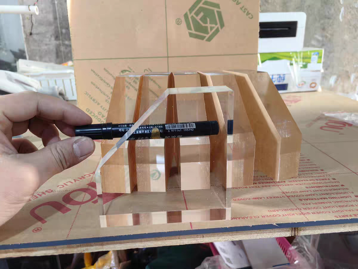 门窗样角高透明亚克力块掌中宝玻璃块断桥铝合金样角定制厚板定制