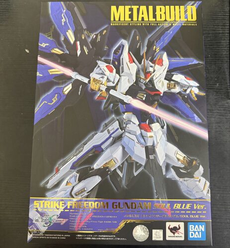 万代 MB 会场强袭自由 METAL BUILD 强自高达魂蓝版 光翼 现货