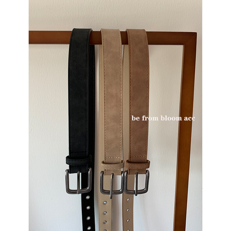 皮革合金简约质感腰带