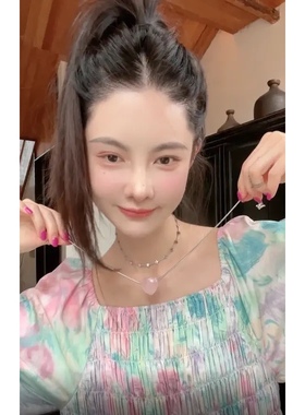 mona满天星字母重工长短项链锁骨