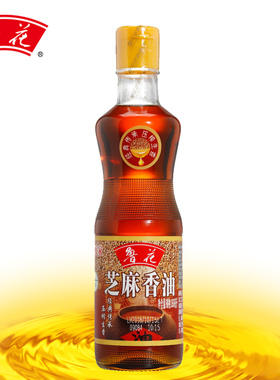 鲁花芝麻香油350ml芝麻食用油麻油纯正小瓶装宿舍家用凉拌调味品