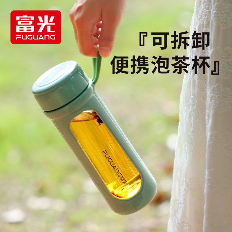 富光玻璃杯双层防摔女高颜值随手水杯子花茶成人便携新款2022夏季使用感如何?